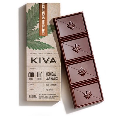 Kiva Expresso Dark Chocolate Bars