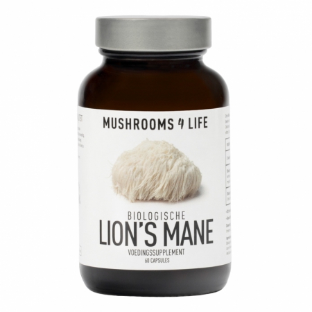 Organic Lion's Mane Mushroom - 60 Capsules